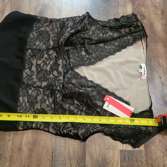 Popilush Black Lace Cap Sleeve Shapewear Tummy Control Bodysuit Size 3XL - Picture 9 of 11